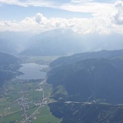 Flugwegposition um 12:06:59: Aufgenommen in der Nähe von Gemeinde Saalfelden am Steinernen Meer, 5760 Saalfelden am Steinernen Meer, Österreich in 2653 Meter